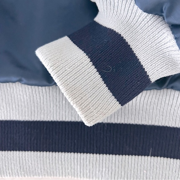 VINTAGE DeLONG SATIN FOX VARSITY JACKET - XS - Picture 9 of 10